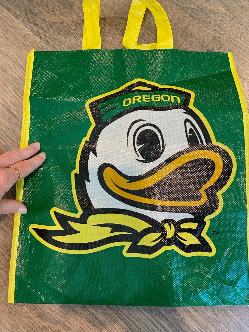 Oregon Ducks Reusable Tote Bag, Stadium Bag and Scarf!!